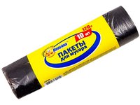 Пакет для сміття 120л 10шт чорний КП 2058 КР_thumbnail