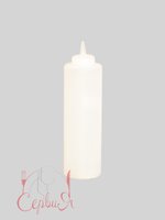 Пляшка пластикова з носиком біла 360мл 963 МАК_thumbnail