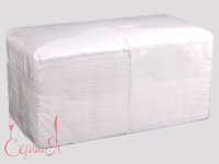 Серветка біла 24х24см 500шт ДП_thumbnail