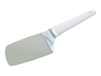 Лопатка нерж+пластм з білою ручкою 27 см 20191_thumbnail