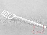 Виделка столова прозора 100 шт_thumbnail