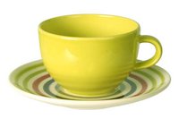 Чашка з блюдцем 300мл Edge Green C&T 274963_thumbnail