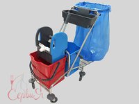 Візок для прибирання на два відра (2х18л) з мусорним пакетом УТ000001115_thumbnail