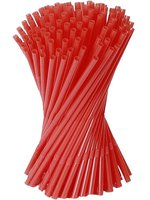 Соломка для соку 21смх6мм зі згином червона 100шт BS_thumbnail