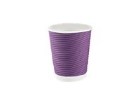 Стакан 180мл паперовий гофра лаванда 25шт АПХ_thumbnail