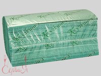 Рушник 1шар V складення зелений 200шт Кохавинка_thumbnail