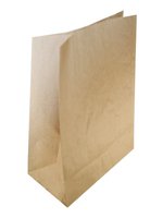 Пакет паперовий дно 280х210х115мм крафт б/ручек б/малюнку 100шт 298 ЕП_thumbnail