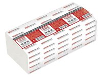 Рушник 2шари Vскладення білий целюлоза 160шт PRO 33700121_thumbnail