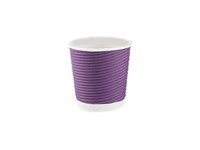 Стакан 110мл паперовий гофра лаванда 25шт АПХ_thumbnail