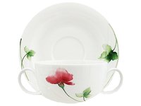 Бульонница с ручками и блюдцем 350мл Orlando Livorno_thumbnail