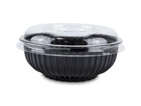 Контейнер 158х75мм круглый черное дно с крышкой 700мл ПС-210 10шт_thumbnail