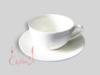 Чашка з блюдцем біла 130мл 19892_thumbnail