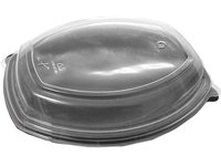 Контейнер РР ланч-бокс 257х202х37мм чорний з прозор.кришкою 1л 10шт 015009/10 СпК-257Ч_thumbnail