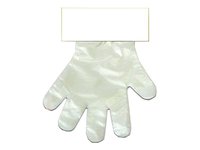 Рукавички п/е прозорі 100шт на планці ОВ_thumbnail