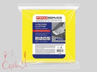 Серветка віскозна 30х38см 10шт жовта PRO 19100202_thumbnail