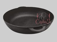 Пательня-жаровня д.320мм h60мм литті ручки"Термо" чугун_thumbnail