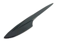 Ніж столовий чорний ПРЕМІУМ 18см 100шт А_thumbnail