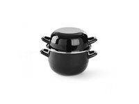 Каструлька для мідій 2.8л д.18см чорна C&T 111.018_thumbnail