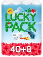 Туалетний папір двошаровий білий Ruta Lucky pack 48шт 400379_thumbnail