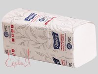 Рушник 2шари Vскладання білий  150шт RV023 Papero КПК_thumbnail