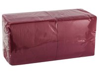 Серветка двошарова бордо 33х33см 200шт NL545 КПК_thumbnail