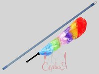 Метла м'яка кольорова з києм Султан 14929_thumbnail