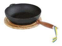 Сковорода-сотейник д.230мм h60мм дер. ручка"Термо"_thumbnail