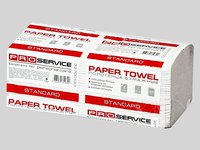 Рушник 1шар Vскладення білий 200шт PRO 33700130_thumbnail