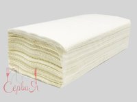 Рушник 2шари Vскладення білий целюлоза 150шт MAXI Servia PRO_thumbnail