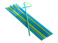 Соломка Артістік 26смх6мм зі згином 100шт жовто-блакитна 100шт BS_thumbnail
