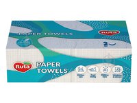 Серветка двошарова біла 1/8 складання 33х33см 80шт Ruta k0984_thumbnail