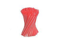 Соломка для мартінка кругла 12,7смх3,3мм без згину червона смугаста 200шт_thumbnail