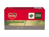 Серветка двошарова червона 32,5х32,5см 250шт Ruta k0544_thumbnail
