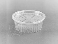 Контейнер 85х25мм круглий з кришкою (соусник) 100мл ПС-42 100шт_thumbnail