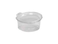 Соусник РЕТ прозор. овальний з кришкою 90мл 100шт 011753_thumbnail