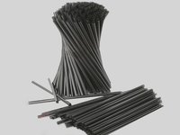 Соломка фреш 25смх8мм без згину чорна 500шт СП_thumbnail