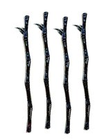 Мішалка "Бамбук" 20,5см чорна 100шт АД_thumbnail