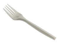 Виделка столова бежева, кукурудз.крахм. 16,5см 50шт 030520 Ек_thumbnail