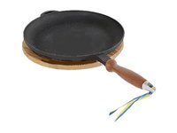 Пательня для млинців д.220мм h20мм с дер.ручкою"Термо"_thumbnail