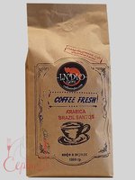 Кава в зернах 1кг Бразилия Сантос_thumbnail