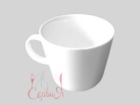 Чашка чайна біла 3000мл 19858  N-M_thumbnail