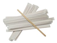 Мішалка дерев'яна 14см в індивідуальній упаковці 500шт_thumbnail