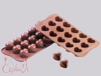 Форма силиконовая для конфет "Сердечки" 18787_thumbnail