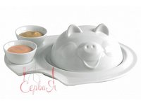 Сет для закусок 27х24,8х8см "Хрюша" C&T 623067_thumbnail