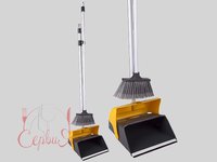 Комплект для прибирання Совок з кришкою+Щітка К AF300 жовтий_thumbnail