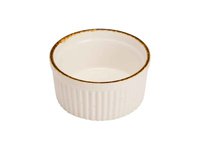 Розетка з рельєфом для запікання д.8,8см Brisbane white 1480009_thumbnail