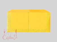 Серветка двошарова жовта 33х33см 200шт Alsupak_thumbnail