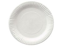 Тарілка картон. 230мм біла 100шт Premium ПП_thumbnail