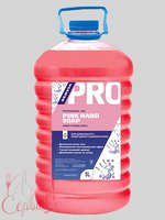 Рожеве ніжне перламутрове мило ServiaPRO 5л РЕТ бут_thumbnail