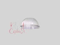 Кришка купольна для стакана без отвору 200мл 50шт CRYSTAL_thumbnail